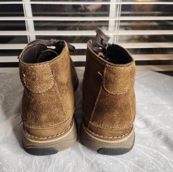 Men's Dunham Brown Leather Suede Chukka Boots Size 11.5 - Picture 13 of 14